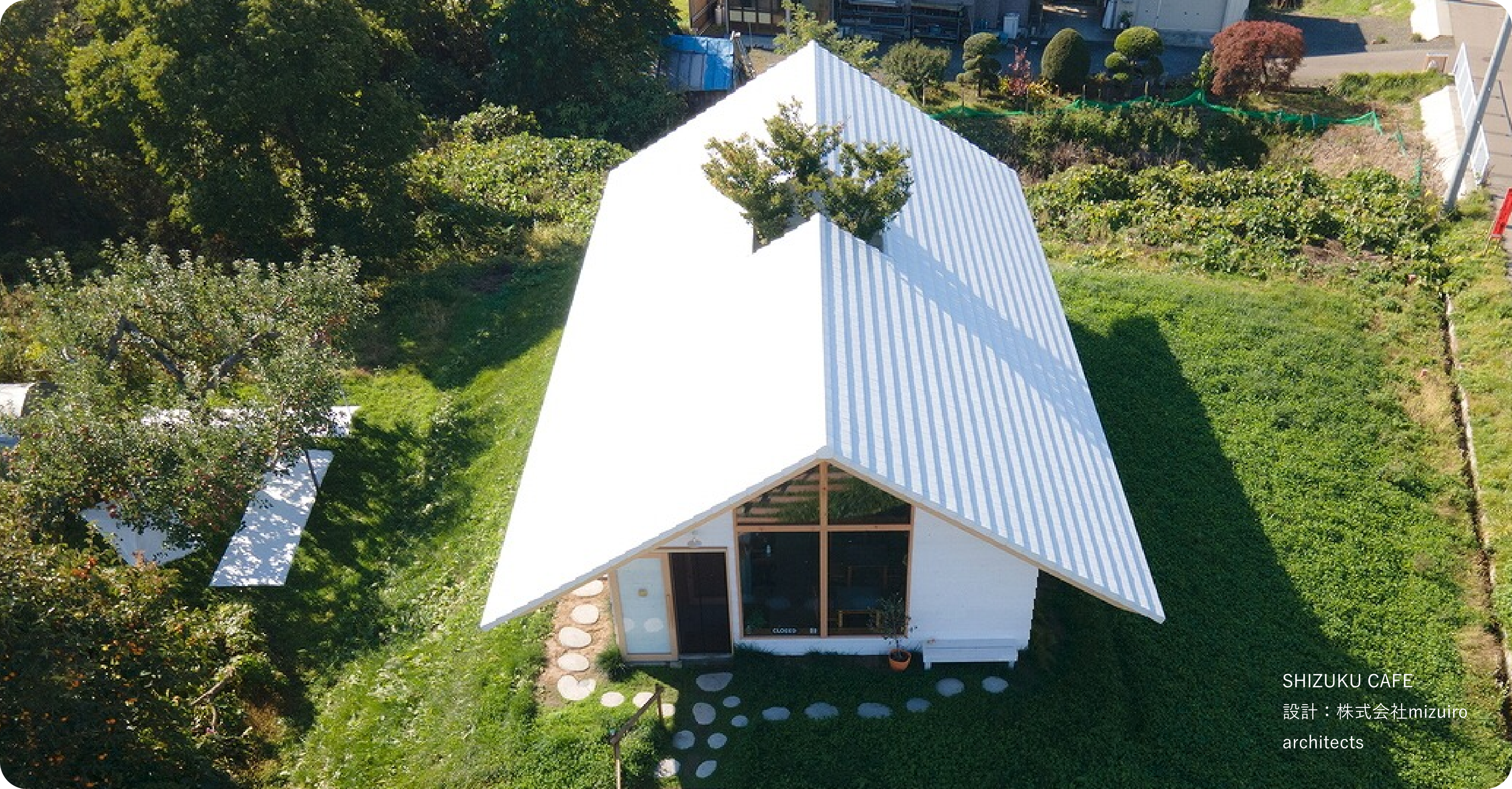 SHIZUKU CAFE 設計:株式会社mizuiro architects