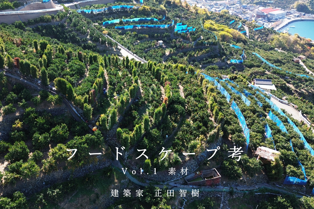 フードスケープ考　Vol.1 素材（正田智樹／建築家）